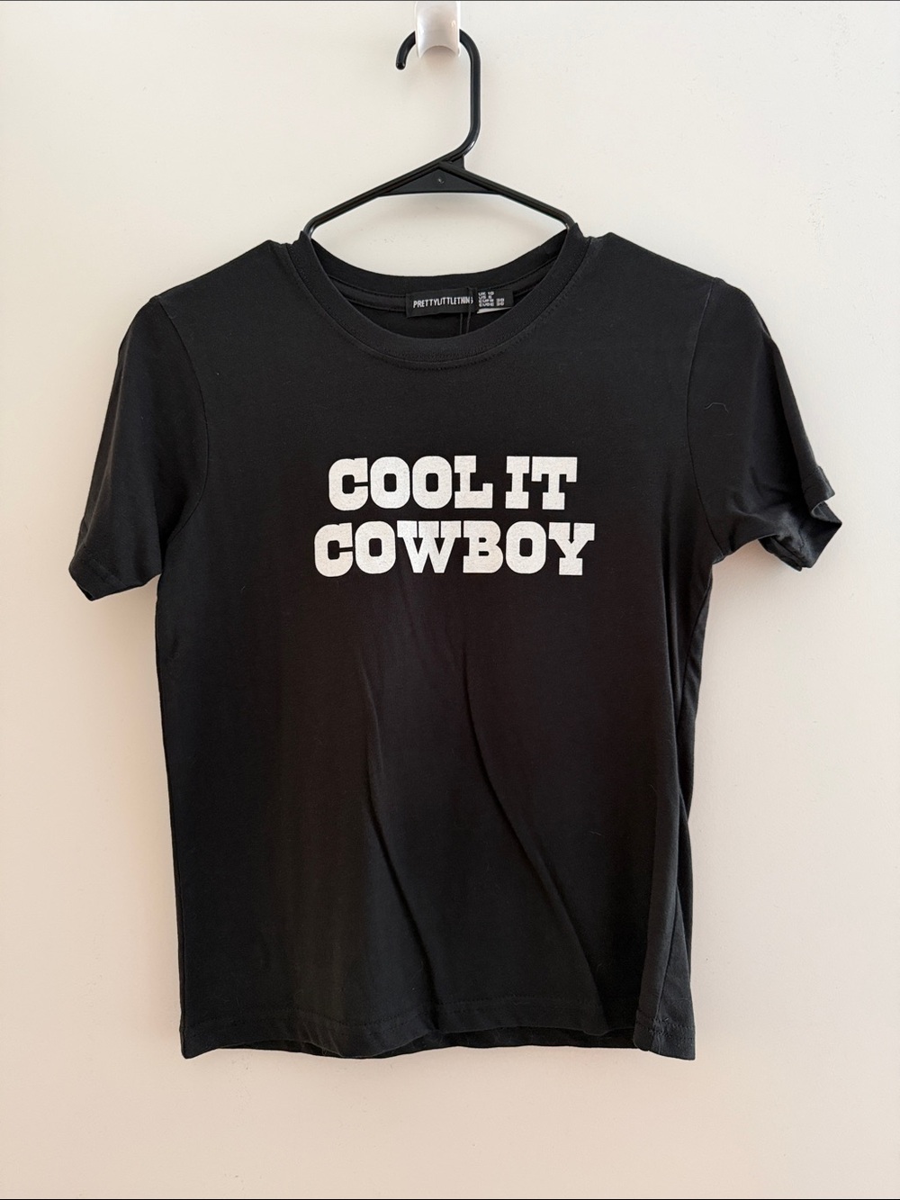 "Cool It Cowboy" Graphic Tee - Black